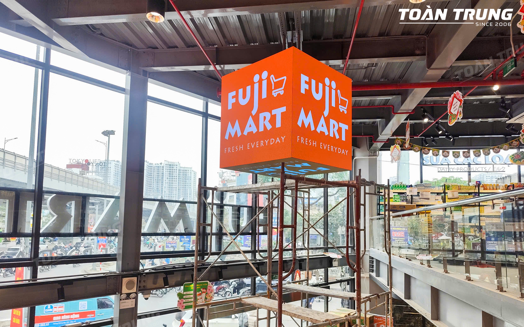 màn hình LED khối rubik