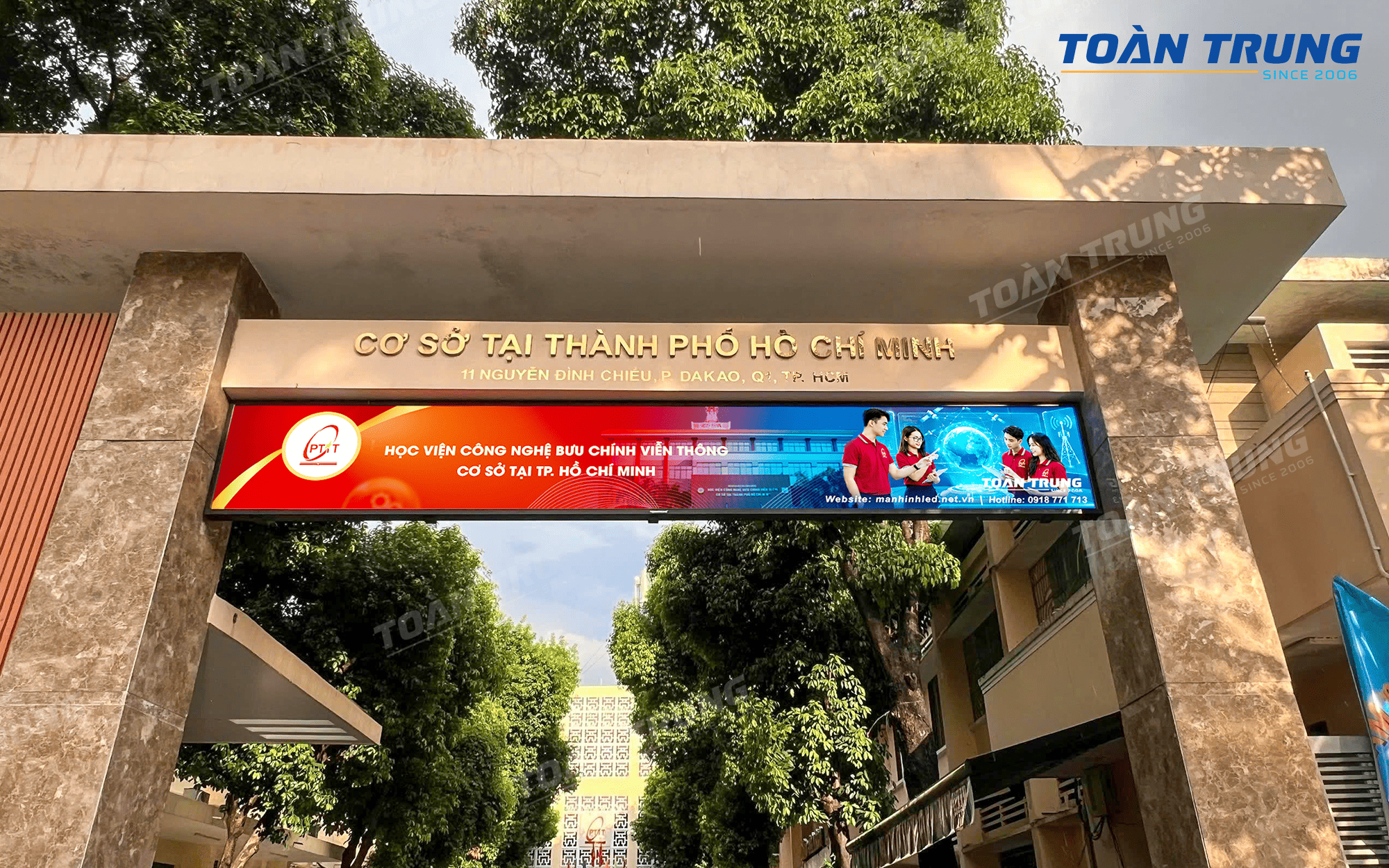 thi công màn hình LED P4 Outdoor