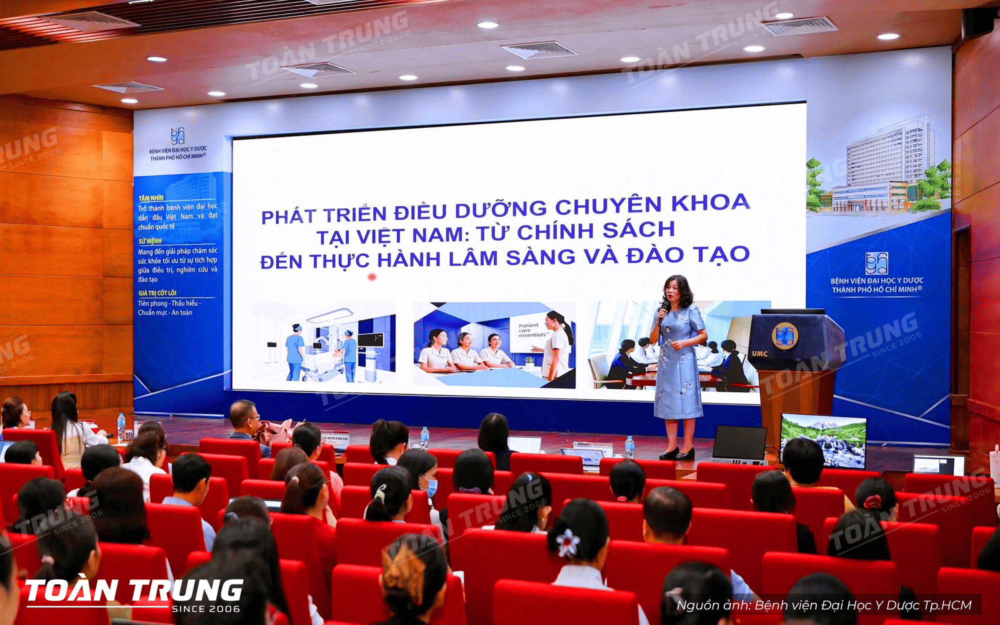 Màn hình LED cho không gian hội trường